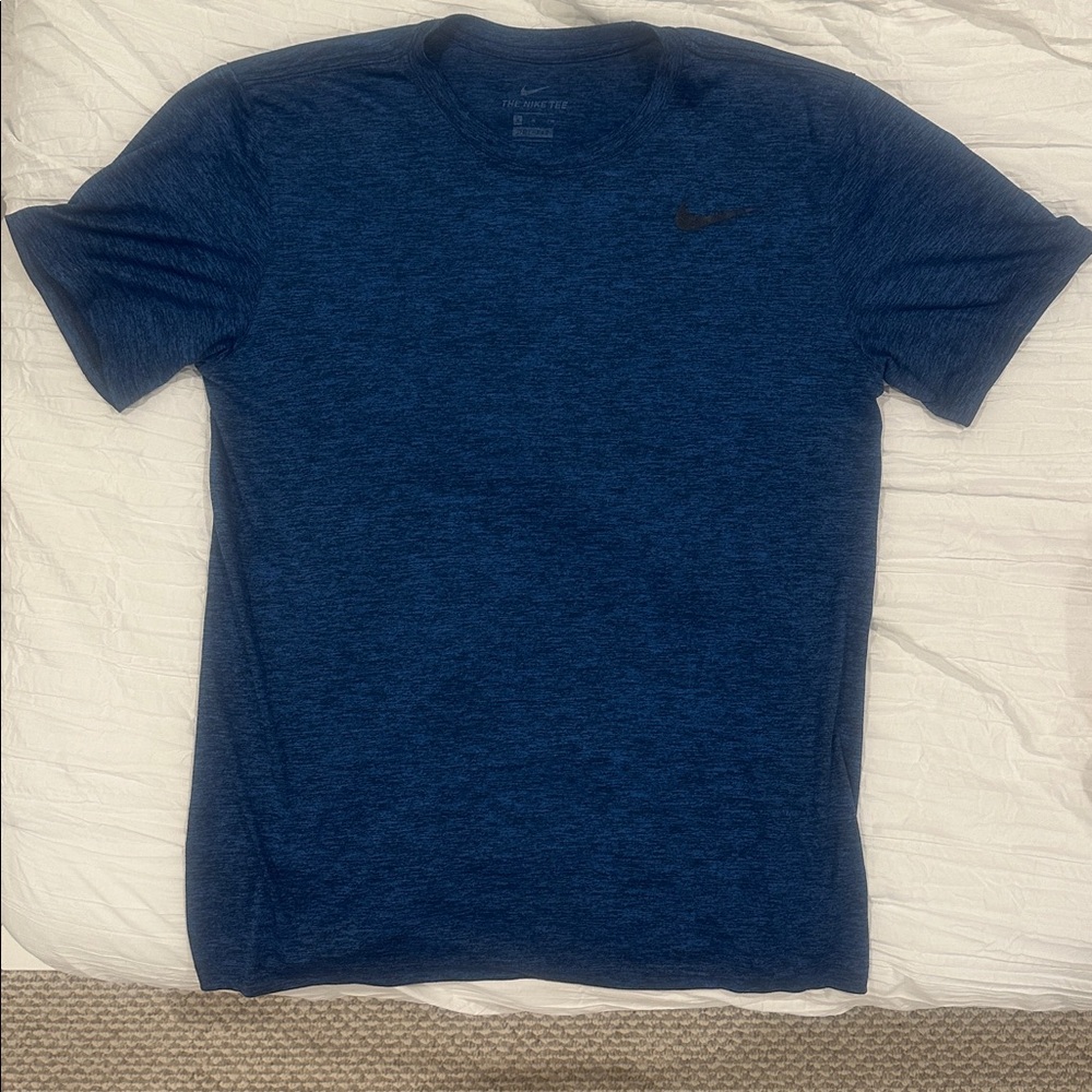 Nike Deep Blue Tee with Black Logo